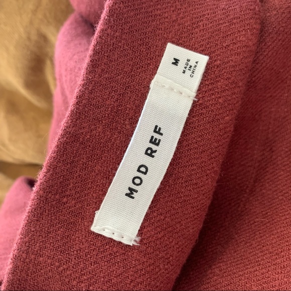 Mod Ref Rust Linen Dress - Picture 4 of 10